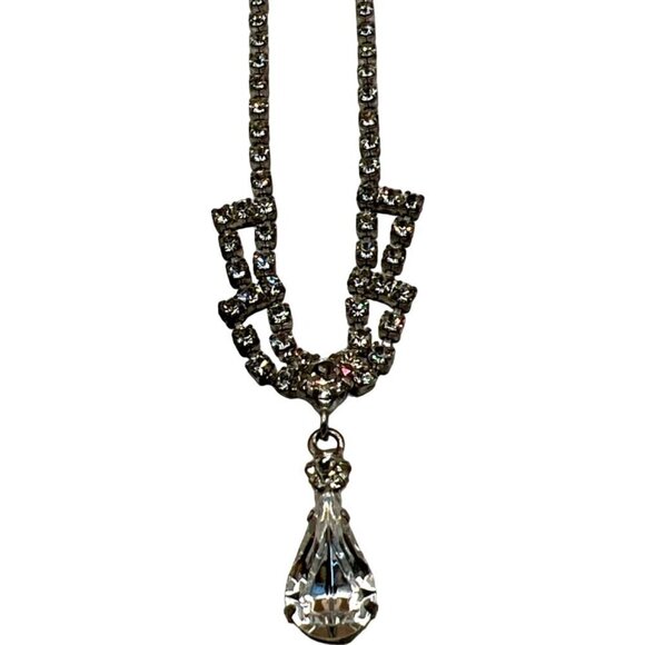 Elegant Cubic Zirconia Jewelry Set - Necklace & Bracelets.  B87 - Picture 14 of 16